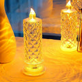 Rose Candles for Home Decoration, Crystal Candle Lights your brand