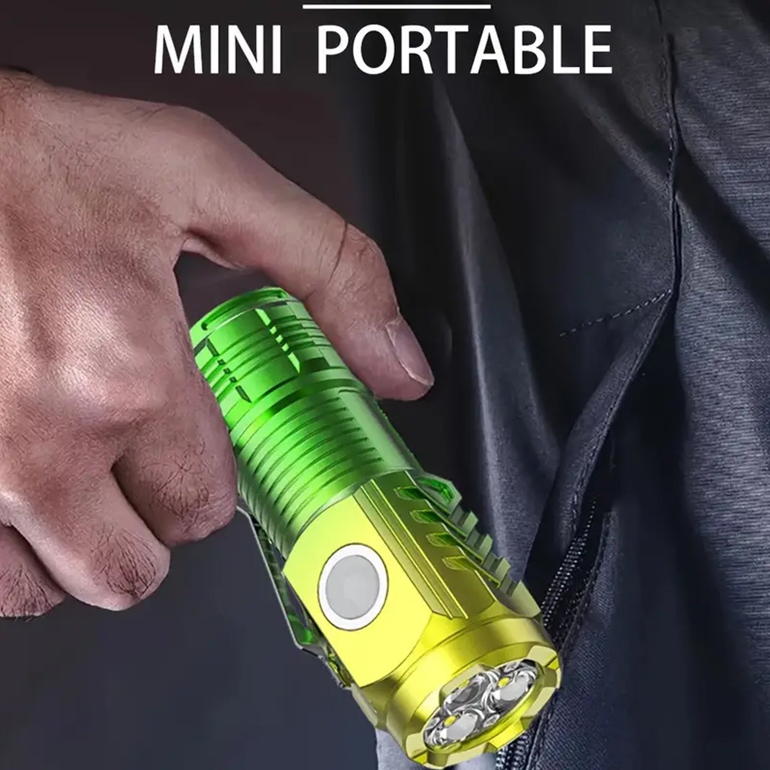 USB Chargeable Mini 3 LED Flashlight / Torch Light (1 Pc) - Shopmania Wholesale