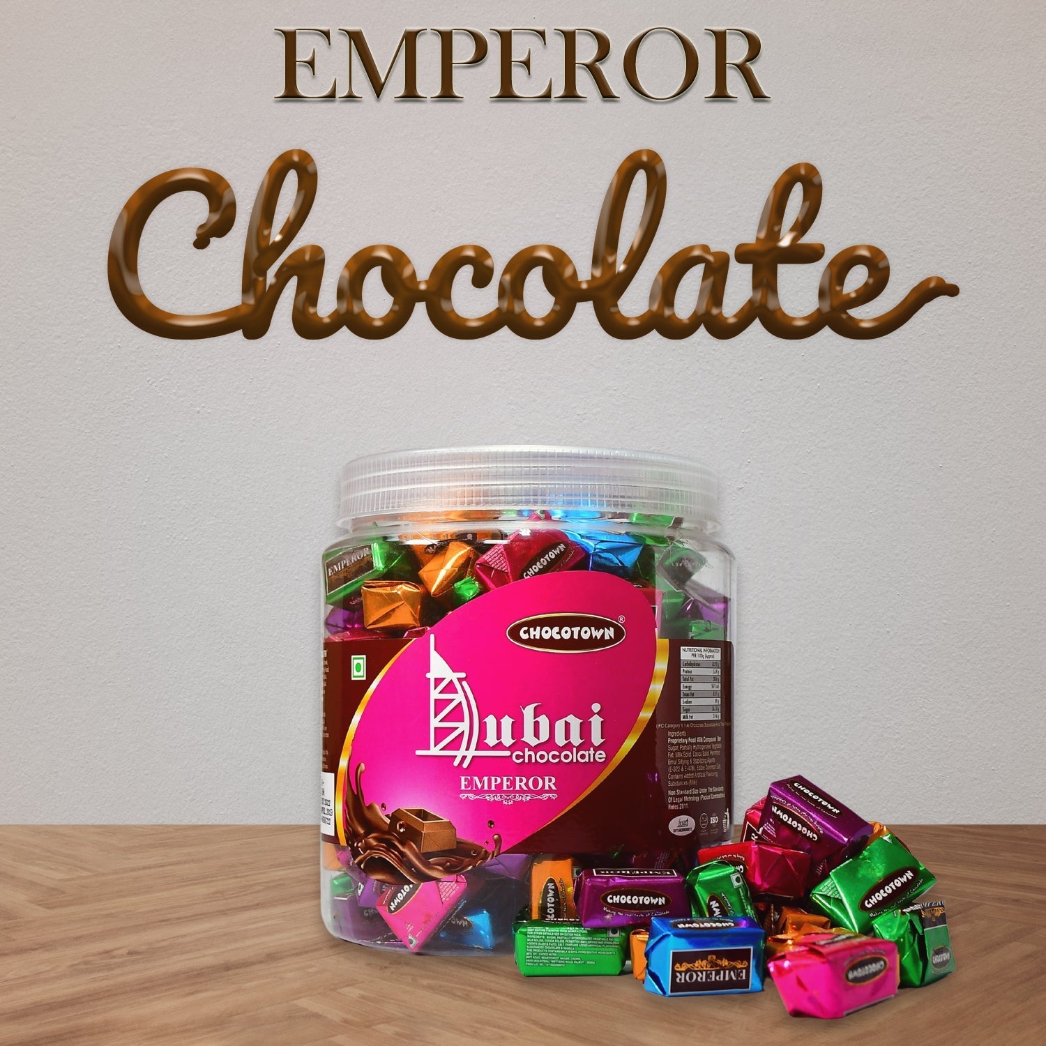 Chocotown Dubai Chocolate Emperor (750 GM) your brand
