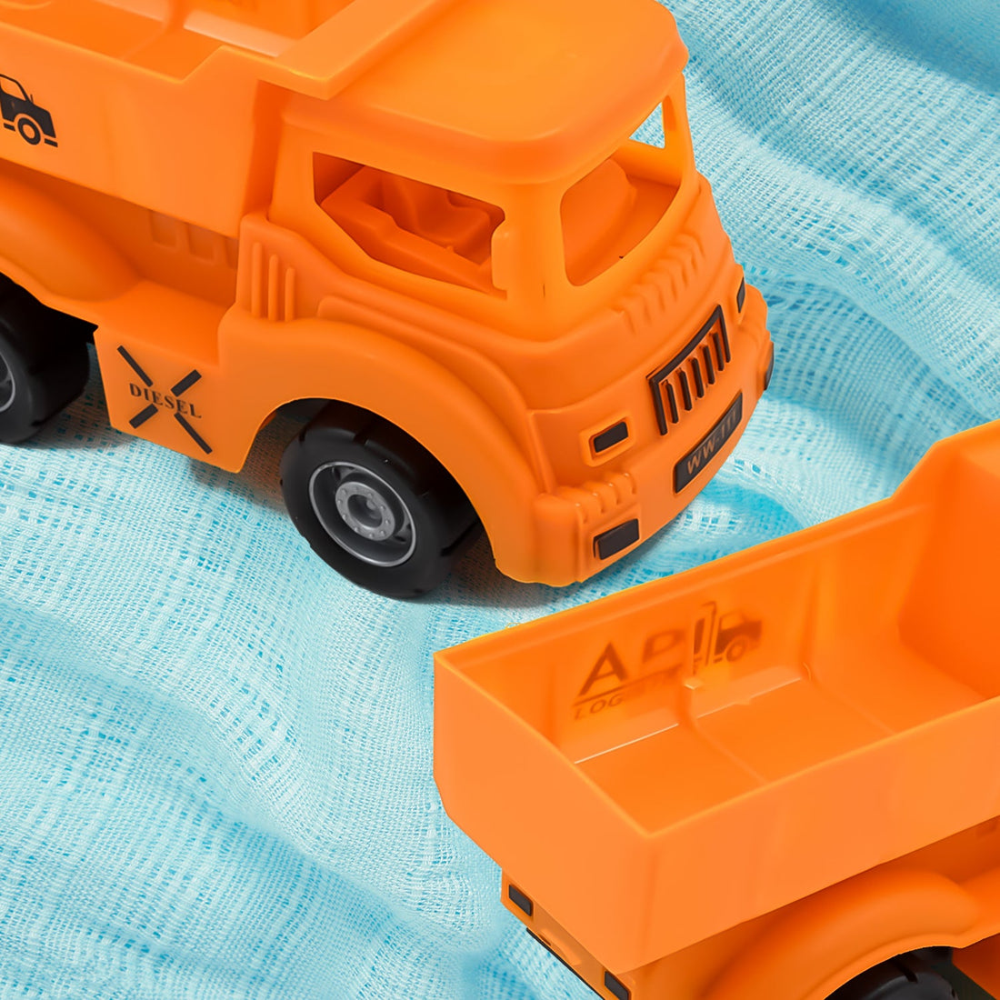 Friction Powered Dumper Toy Truck For Kids | With Opening Container Feature | Strong & Durable Plastic Material | Indoor & Outdoor Play Birthday Gift for Baby Boys & Girls (1 Pc)