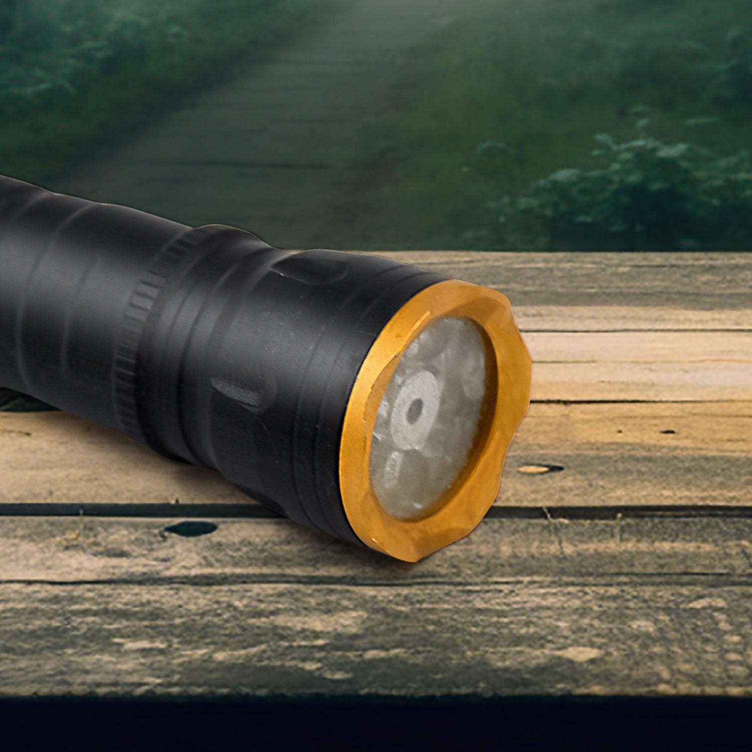 2in1 5 LED With 1 Laser Light Portable Mini Torch / Flashlight LED Powerful High Lumens Pen Light with Clip, Portable Pocket Compact Torch for Emergency A Battery operated (1 Pc / Battery not included) - Shopmania Wholesale
