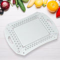 Foldable Serving Tray Plastic Serving Tray With Handle Serving Tray For Food, Kitchen, Outdoors, Restaurants (1 Pc) - Shopmania Wholesale