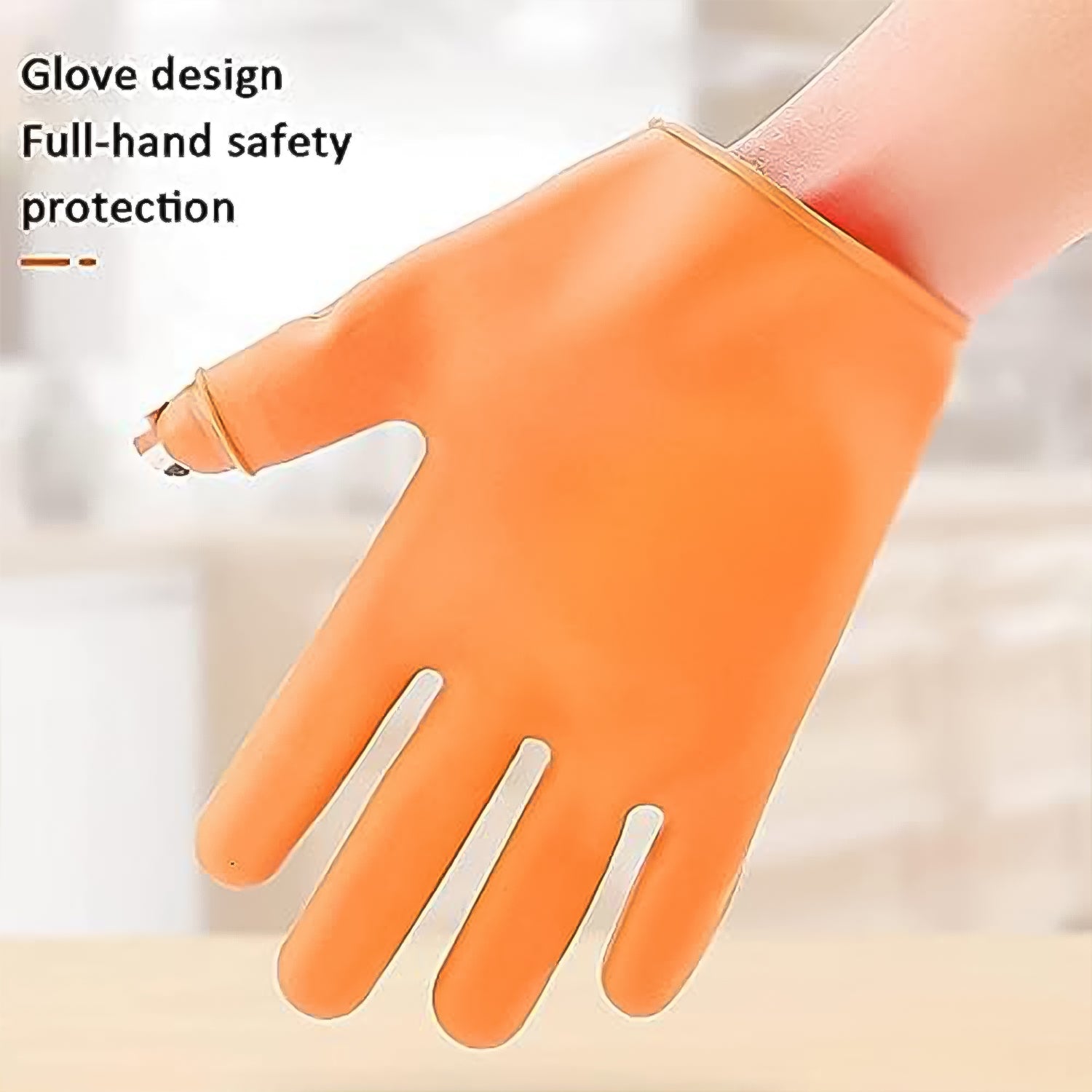 Gloves Silicone Thumb Knife Finger Protector Gears Cutting Vegetable Harvesting Knife - Shopmania Wholesale