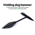 Welding Slag Removal Tool Chipping Hammer with Coil Spring Handle, Mufti Functional for Cleaning Removing Slag Industrial Weld Slag Spatter Removal Tool Welding Hammer, for Machinery Electrician (1 Pc ) your brand