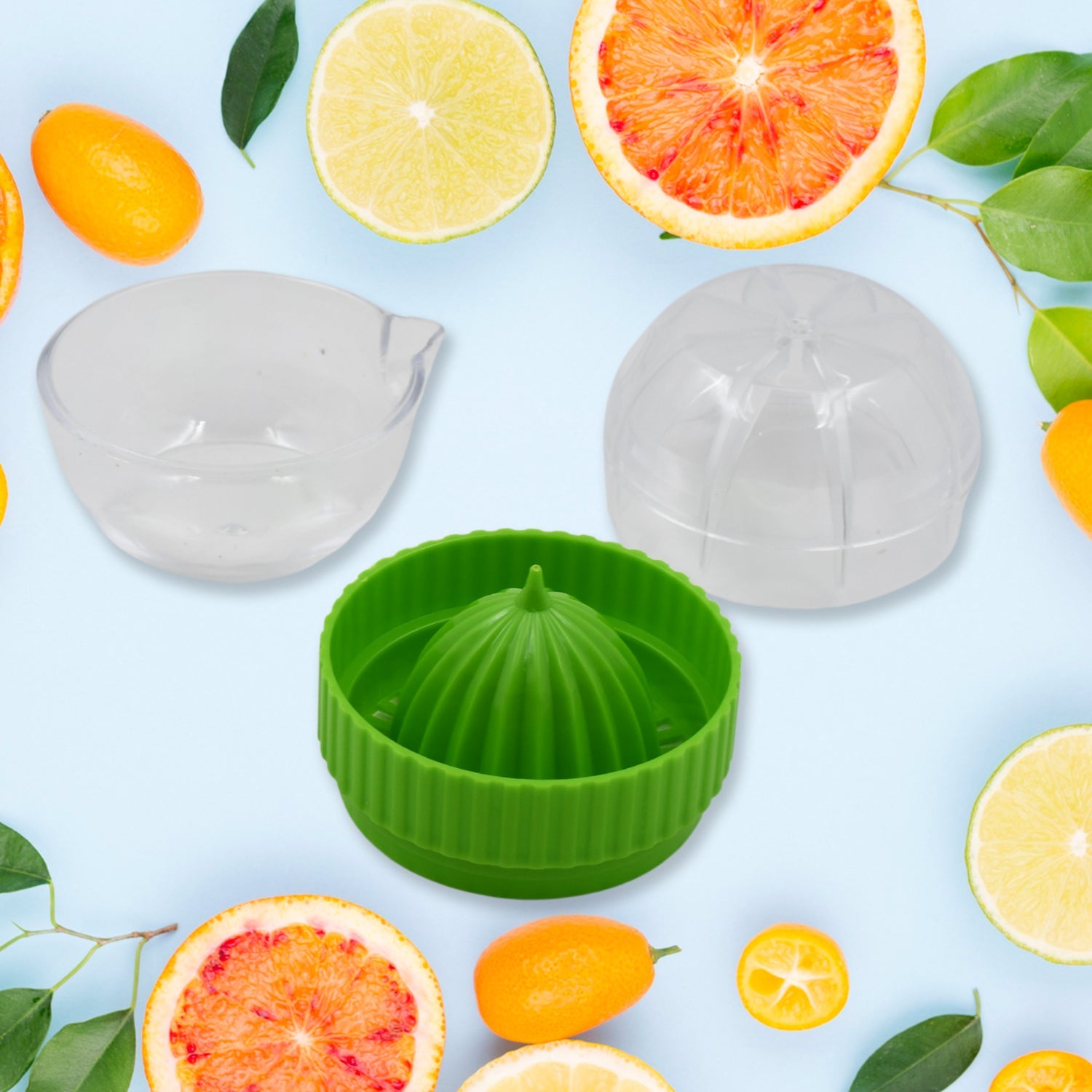 Manual Drink Orange Lemon Citrus Lime Fruit Juice Juicer Squeezer, BPA Free, Press & Pourer With Lid Plastic Manual (1 Pc) - Shopmania Wholesale