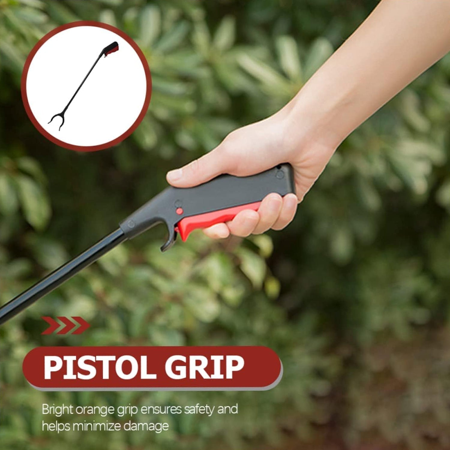 Extra Long Pickup Aid Trash Picker Upper, Rotating Hand, Heavy Duty Grip Arm - Reaching Assist for Litter, Elderly, Garden  Disabled, Handicap Arm your brand