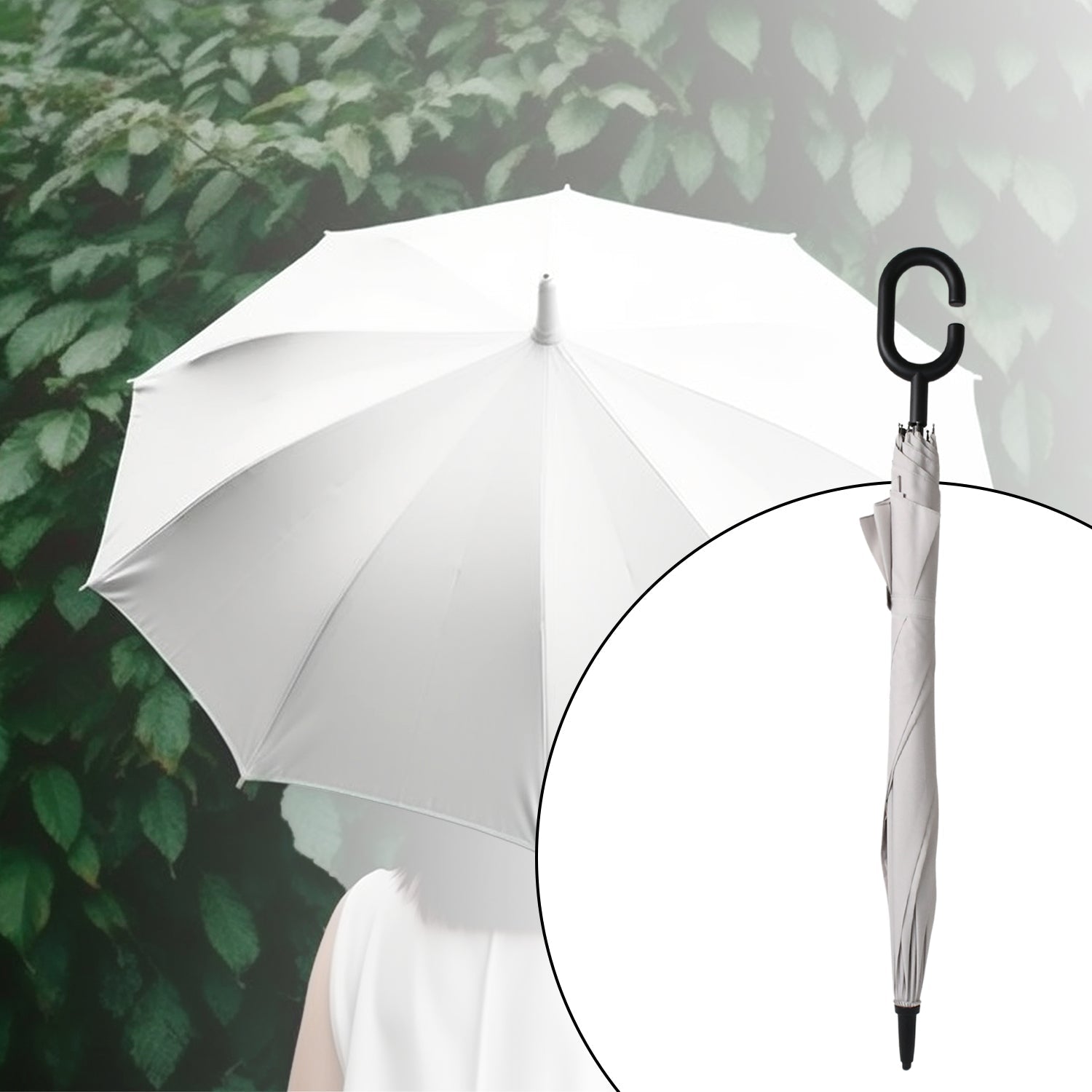 8551 Umbrella Summer Sun and Rain Protection Foldable Cute Umbrella & C-Shaped Handle || UV Protection Rain Sun Umbrella || Travel Accessories || Umbrella for Children, Girls, and Boys (1 Pc / Mix Color) - Shopmania Wholesale