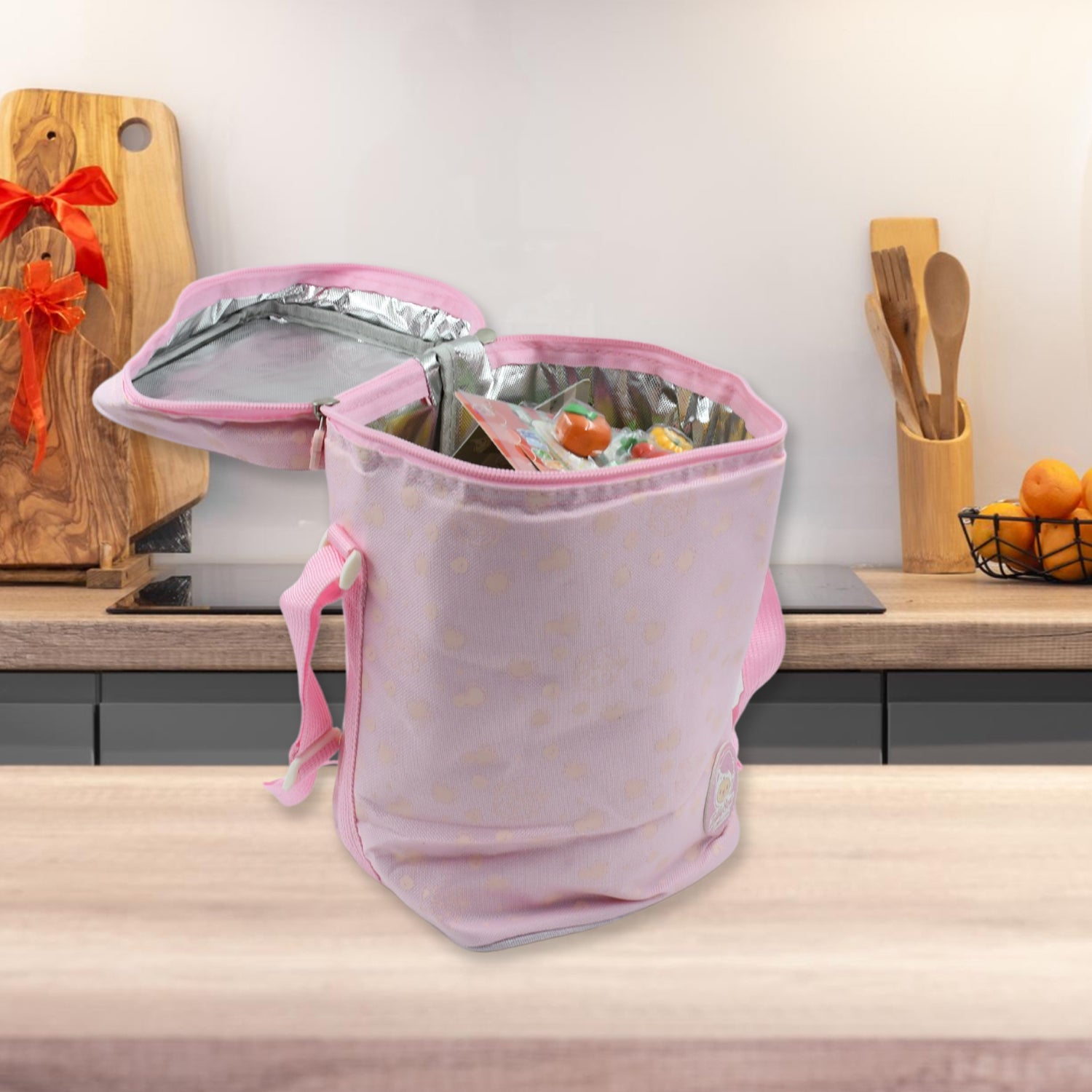 Zip Lunch Bag Cute Animal Lunch Bag with Carry Adjustable Strap Lunch Bag for Women Durable Reusable Durable Handbag Bag (1 Pc) - Shopmania Wholesale