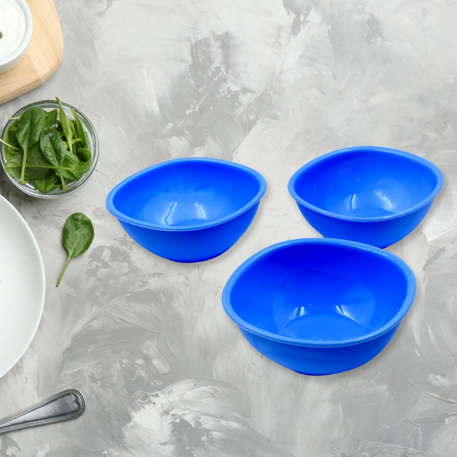 BPA Free Plastic Bowl Set for Cereal, Salad, Rice, Soup, Pasta, Snack Bowl, Microwave Safe, Dishwasher Safe (3 Pcs Set) - Shopmania Wholesale