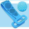 Silicone Body Back Scrubber Double Side Bathing Brush for Skin Deep Cleaning Massage, Dead Skin Removal (77 Gm | Small Size / 1pc) - Shopmania Wholesale