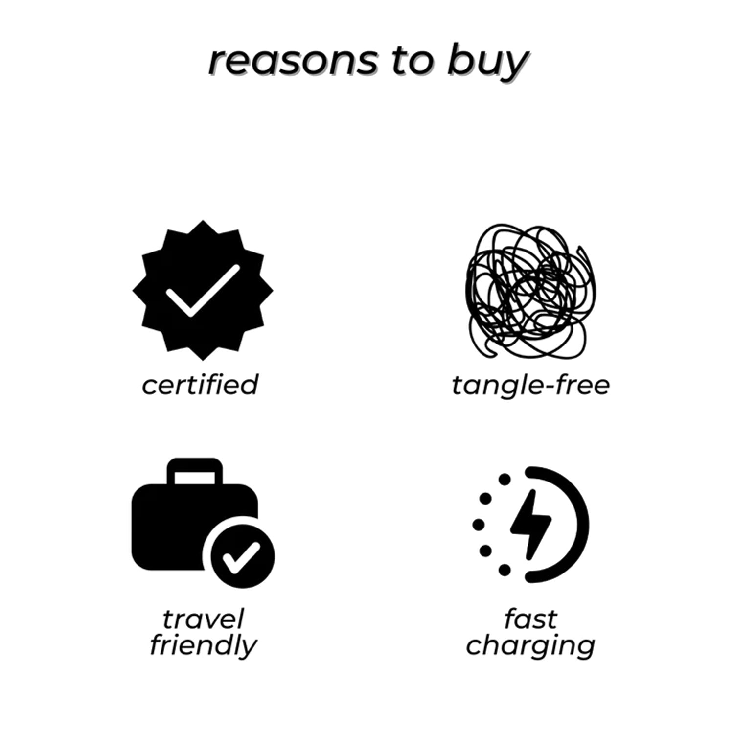 USB Cable, Charging Cable 3A Fast Charge and Sync Most Stunning Charging Cable, Magnetic Charging Cable Charging Cable for Phone (Compatible with (No More Messy Cables in Car & Home), (120 CM), ( Black), One Cable) - Shopmania Wholesale
