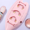Mini Nail Lamp 6w 6 Led UV Nail Dryer with USB Cable for Gel Nail Polish Nail Art Tools for Starters Home DIY Professionals Salon Manicure (1 Pc) - Shopmania Wholesale