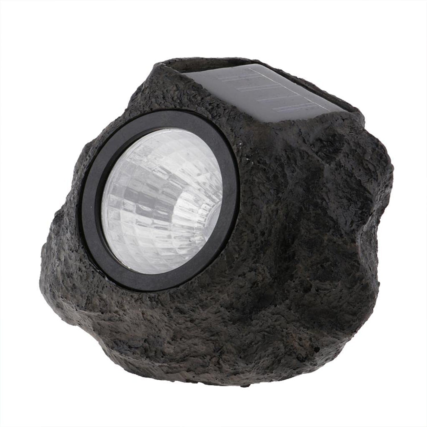 Solar Powered LED Rock Light Solar Powered LED Spotlight Faux Stone for Pathway Landscape Garden Outdoor Patio Yard (1 Pc) - Shopmania Wholesale