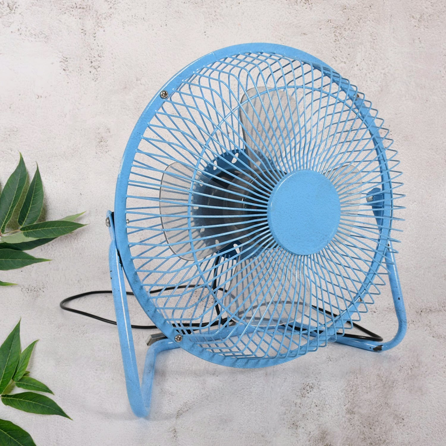 Big USB Table Desk Personal Metal Electronic Fan, Compatible with Computers, Laptops, Student Dormitory, Suitable For Office, School Use (1 Pc) - Shopmania Wholesale