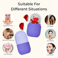 BEAUTY ICE ROLLER FOR FACE MASSAGER & EYE REUSABLE FACE ROLLERS FACIAL ROLLER ( Purple Color) your brand