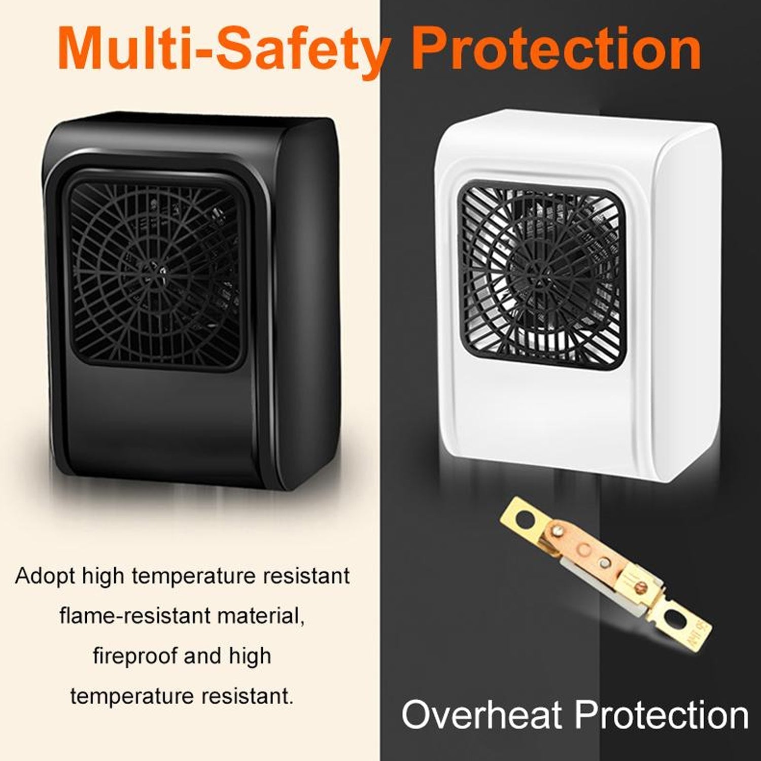 Room Heater 220V Brown Box Heater For Office & Bedroom Use Heater your brand