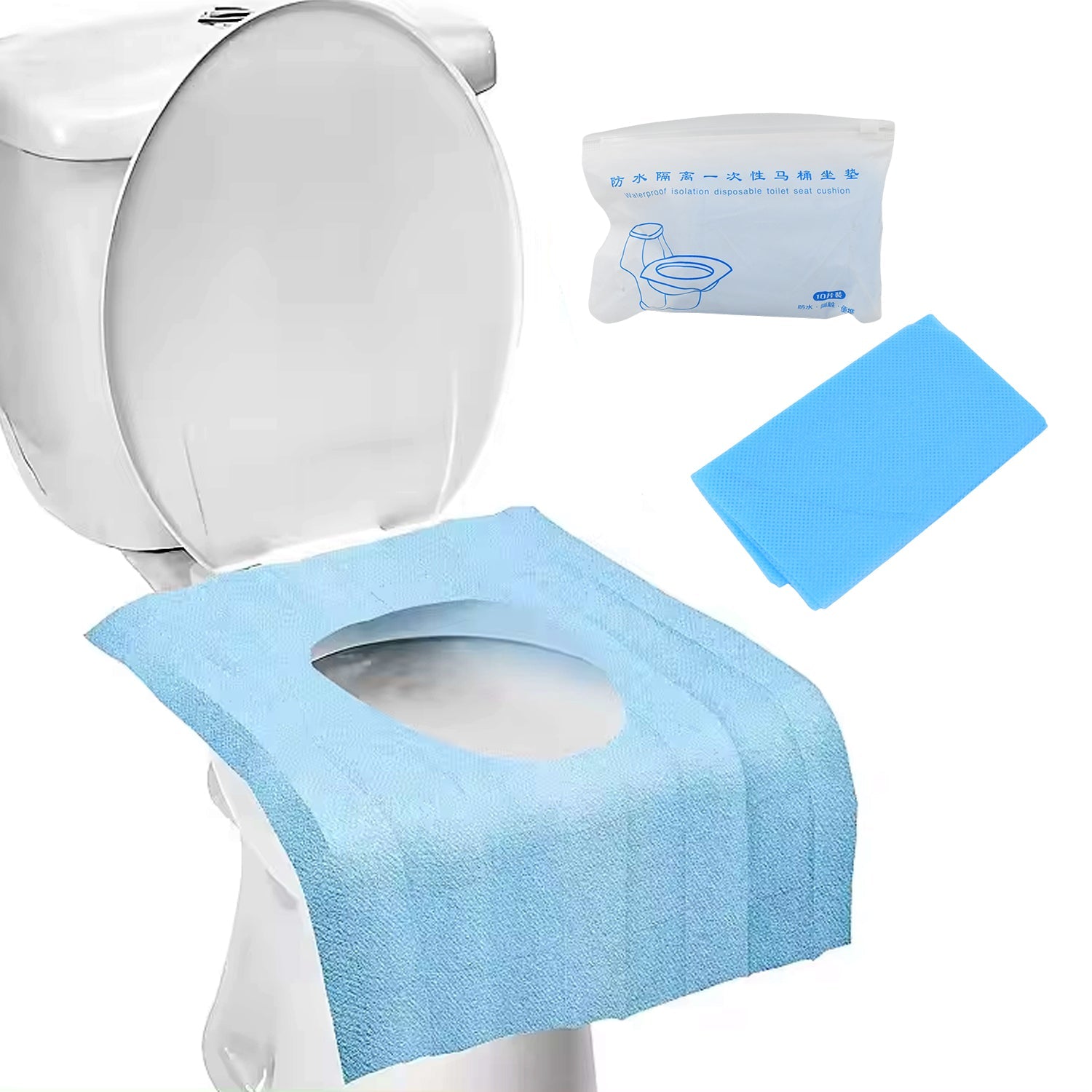Disposable Toilet Seat Covers / waterproof isolation Disposable Toilet Seat Cushion (10 Pcs Set) - Shopmania Wholesale