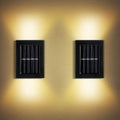 Solar Wall Lights Small Fence Lights Solar Powered Up Down LED Porch Light Garden Lights Outdoor Solar Landscape Lights WaterProof Light (1 Pc) - Shopmania Wholesale