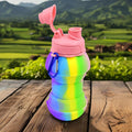Flexible Collapsible Silicone Sports Water Bottle (260 ML / 20 CM Folding) your brand