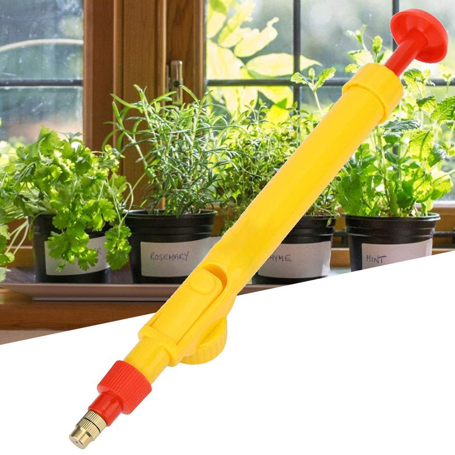 Water Bottle Spray Gun Nozzle Manual Adjustable Water Pump Garden & Washing Hand Held Sprayer, Watering Can Sprayer Pressure Nozzle Irrigation Tool and Pump for Efficient Care - Boost Your Gardening Experience (1 Pc) - Shopmania Wholesale