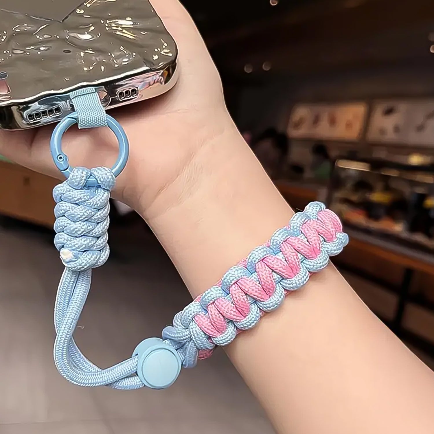 Multipurpose Adjustable Hand Wrist Strap Lanyardwith Cellphone, Phone Strap (1 Pc / 15 Inch / Multicolor) - Shopmania Wholesale