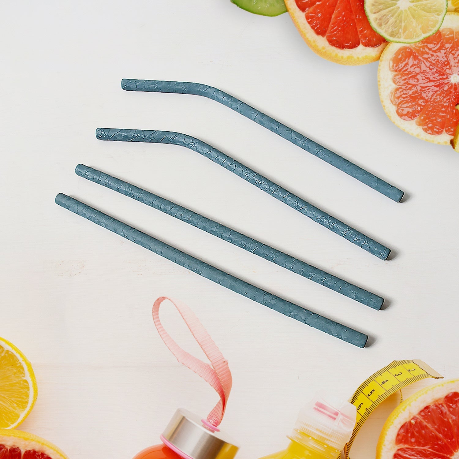Reusable Stainless Steel Straw with cleaning Brush Long Drinking Straws for Coffee Tumbler Travel Mug Cup, Dishwasher Safe for Toddlers & Kids (5 Pcs Set) - Shopmania Wholesale