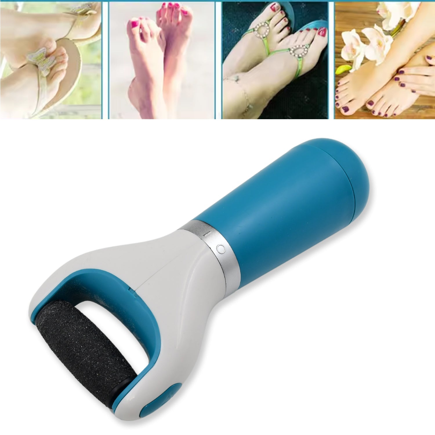Electronic Dry Foot File, Callous Remover for Feet, Electric Foot with Roller Hard and Dead Skin- Regular Coarse, Baby smooth feet in minutes. For in home padicure foot care, Battery Powered & USB (Battery not included) - Shopmania Wholesale