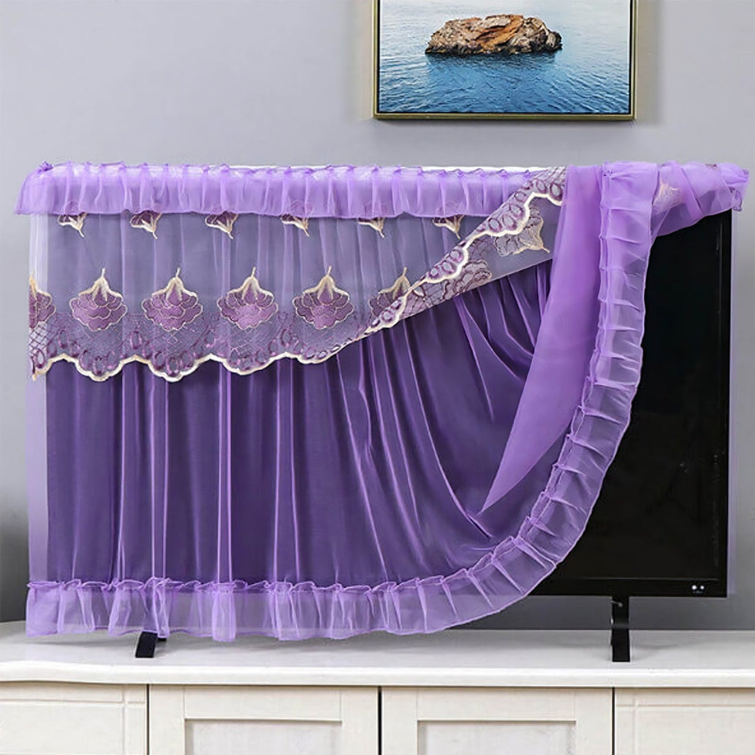 Dustproof Cover for Indoor, TV Screen Protector Cloth Cover (32 Inch) - Shopmania Wholesale