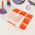 Tissue Paper Storage Holder, Stationery Storage Remote Control, Decorative Pen, Pencil, Napkin, Mobile Phone Multi-Function Desk Storage Organizer for Home and Office (6 Compartment) your brand