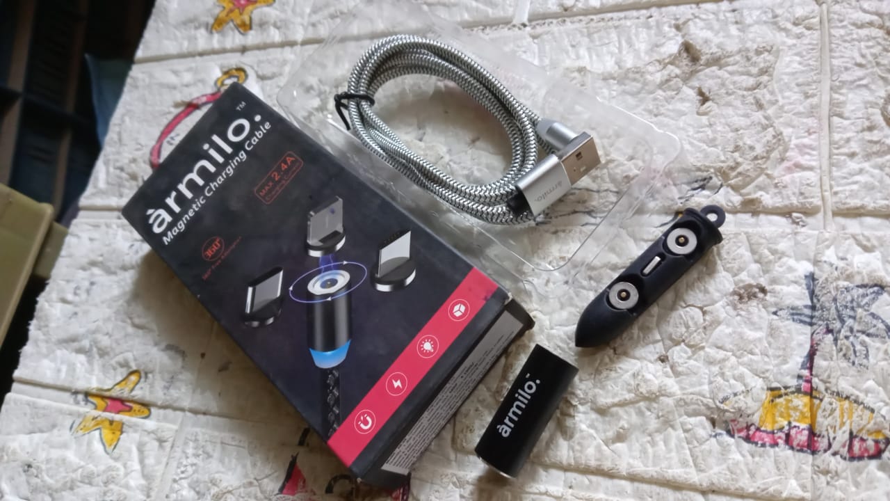 Magnetic 3 In 1 Charging Cable, Fast Charging Cable with Micro, Type C & iPhone Support, Compatible, Micro USB| Mini USB| Type C USB| Compatible With Almost All Smartphones - Shopmania Wholesale