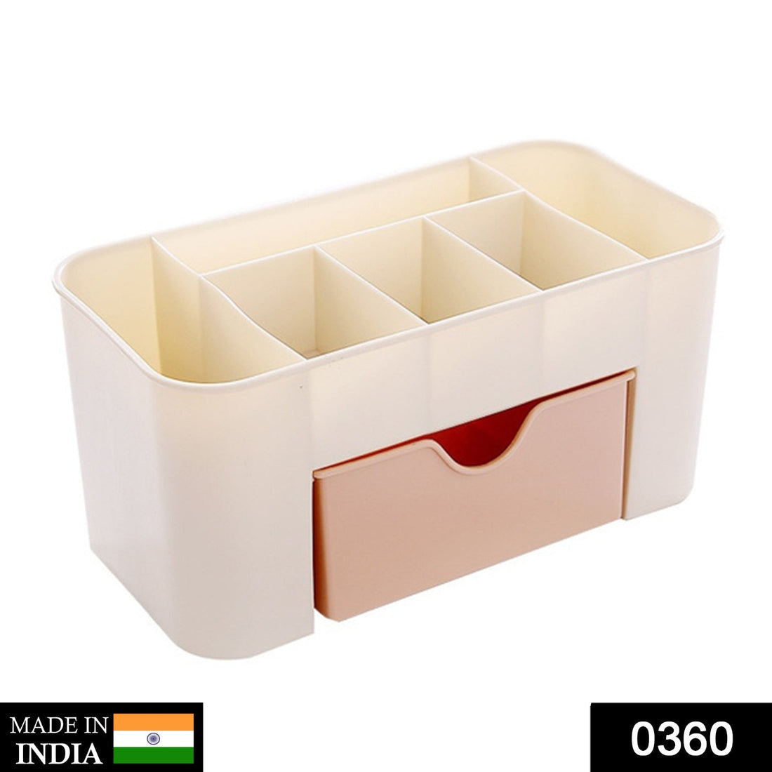 Multi-functional cutlery box featuring a girl design for storing makeup or kitchen items.