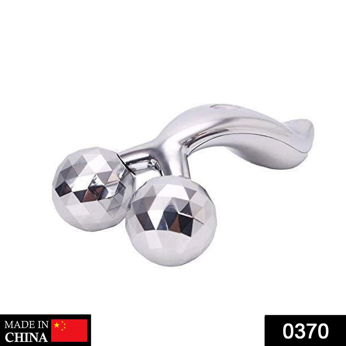 3D roller face massager for facial relaxation.