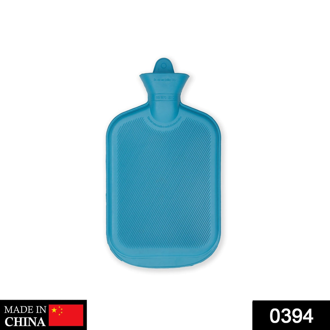Medium-sized rubber hot water bag for pain relief and heating therapy.