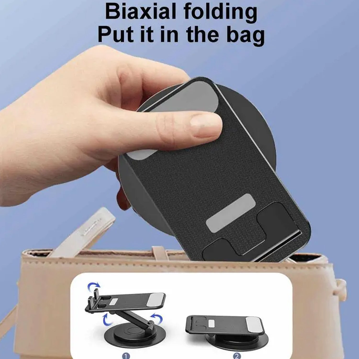 Mobile Holder Rotating Foldable Stand Height Angle Adjustable Phone Holder Stand Portable Mobile Stand for Desk with All Mobile Phones (1 Pc) - Shopmania Wholesale