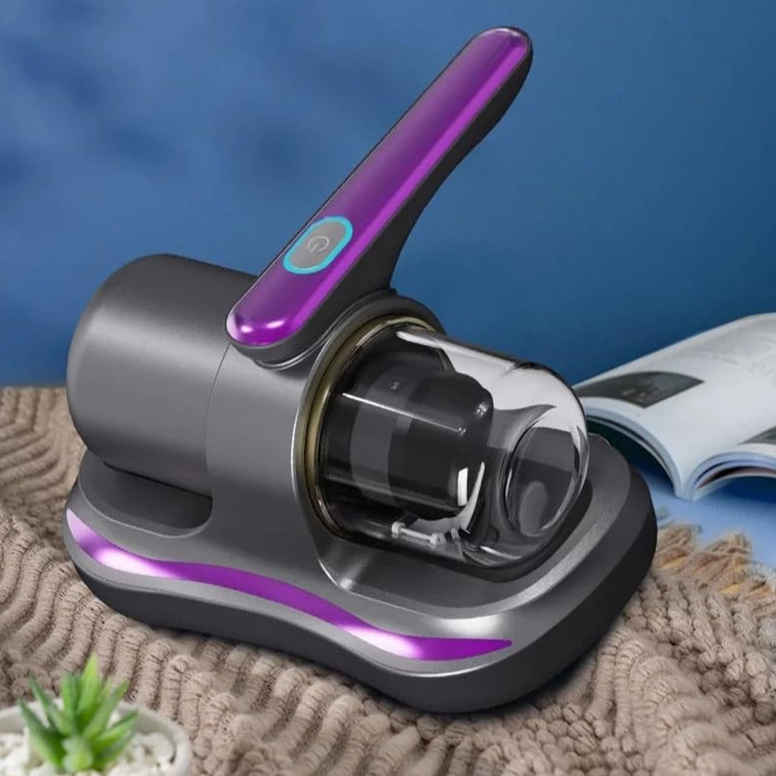 Powerful Suction Portable Handheld Vacuum Cleaner - Low Noise Vacuum Cleaner for Bed - Cordless Vacuum Cleaner for Car Seat Crevices Pillows, Mattresses, Sofas Wireless Anti Dust and Mite Cleaner - Shopmania Wholesale
