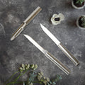 Stainless Steel Multipurpose Sharp Cutting Knife with Non-Slip Handle for Fruit, Meat and Vegetable Chopping (Pack Of 3) - Shopmania Wholesale