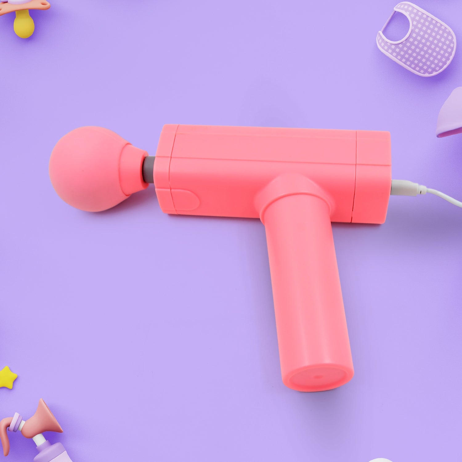 Massage Gun Deep Relax, Powerful Muscle Massager, USB Chargeable (1 Pc) - Shopmania Wholesale