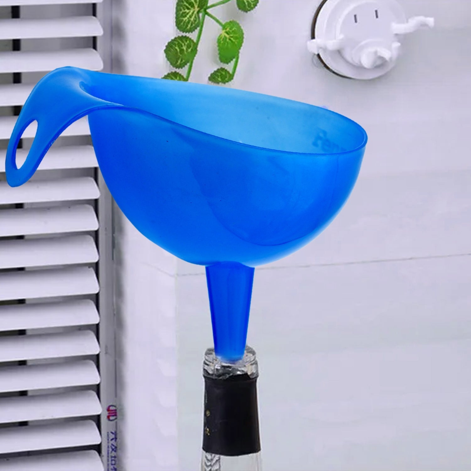 Plastic Funnel For Pouring Oil, Sauce, Water, Juice Cooking Oil, Powder, Small Food-Grains Food Grade Plastic Funnel (1 Pc) your brand