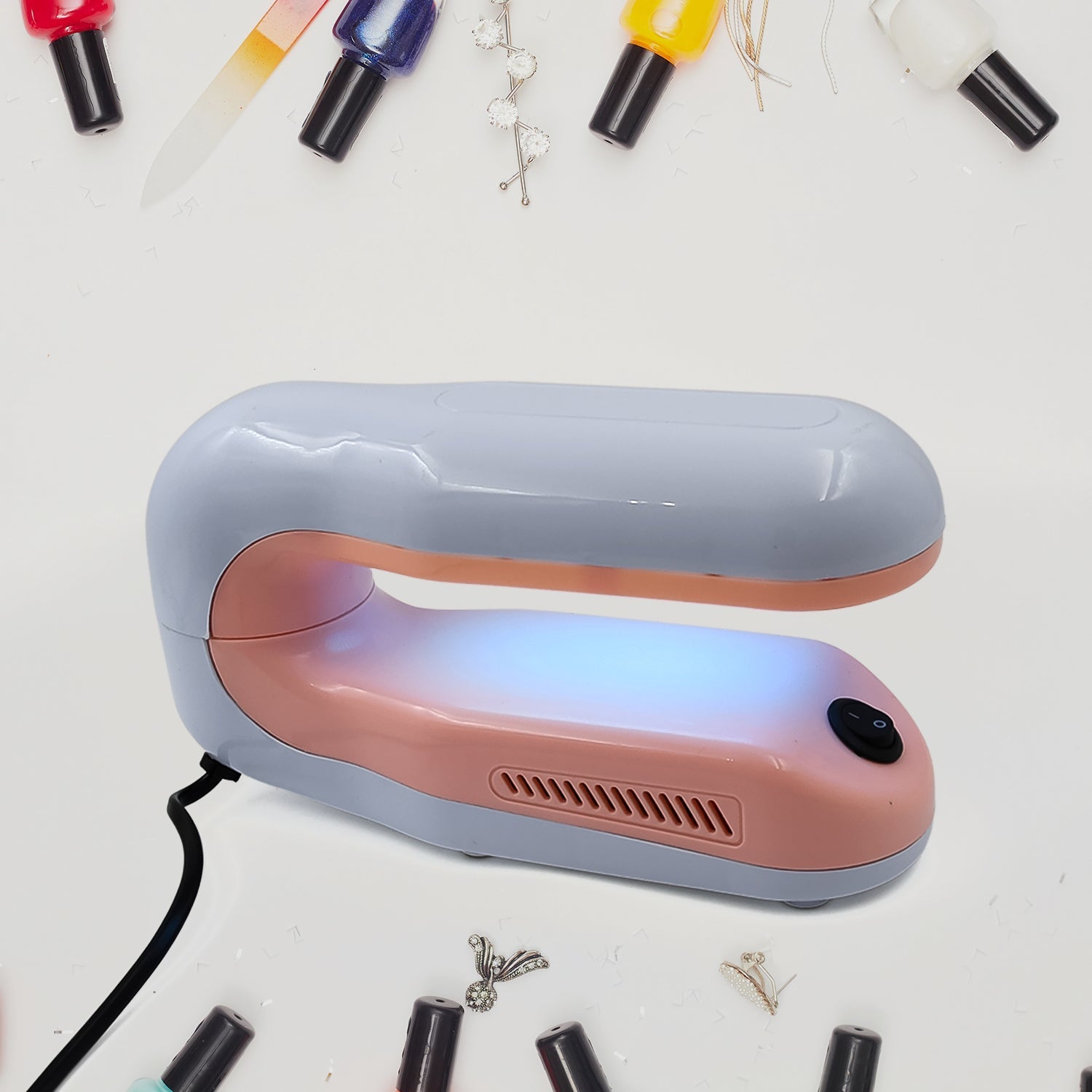 Professional Nail Art Nails Gel UV Lamp, Support 360-Degree Rotation (1 Pc) your brand
