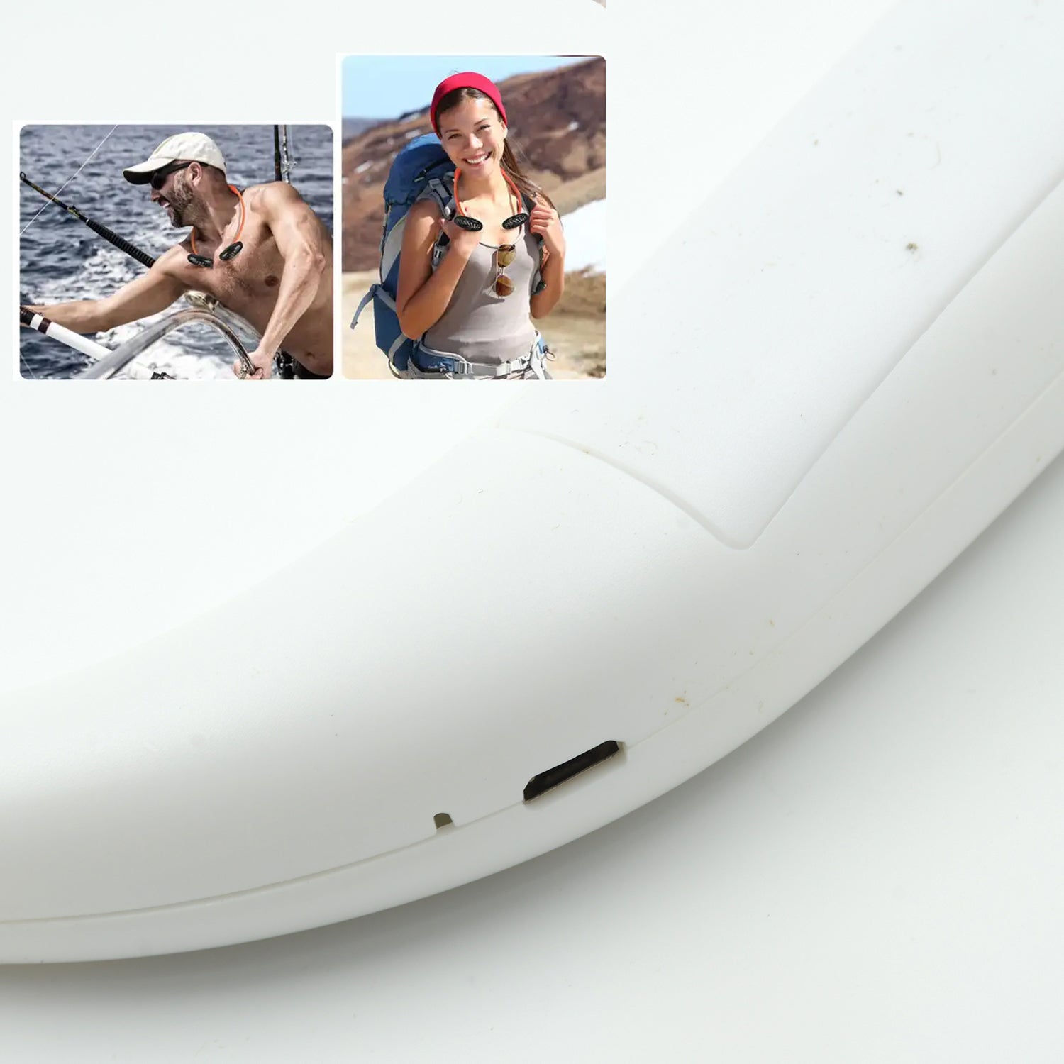 USB Rechargeable Wearable Neckband Fan your brand