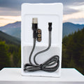 3 in 1 Magnetic USB Charging Cable | USB-c Android and Lightning with Extra Protecting Nylon| Strong Magnetic Cable with Full Rotation Support Fast Charging your brand