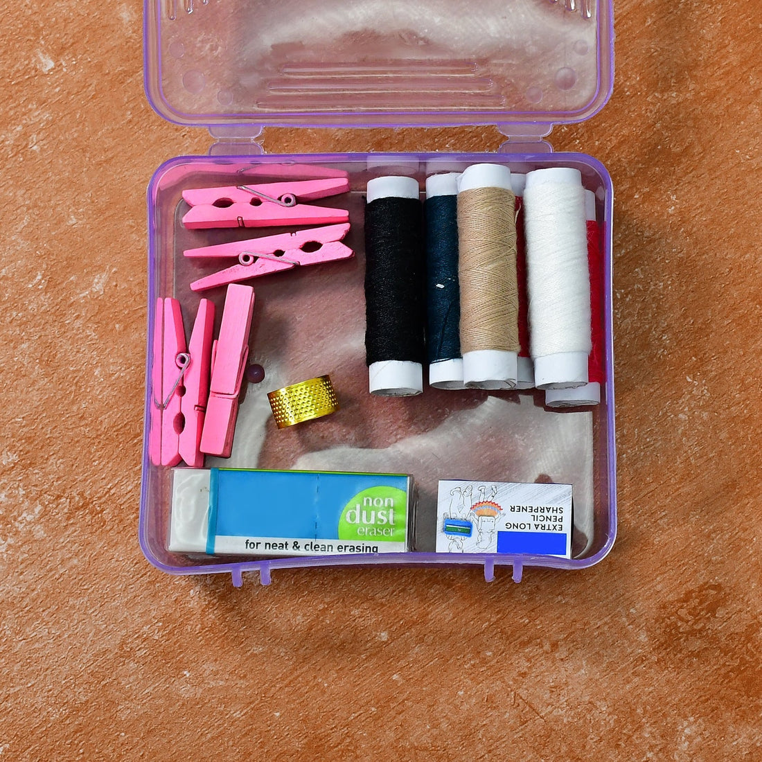 Plastic storage container for organizing and storing items