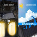 Outdoor Solar Wall Lamp Outdoor Waterproof High Quality Lamp Induction Garden Lamp Garden Villa Night Lamp Double Lamp Light (1 Pc) your brand