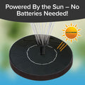 Fast Fountain by Pocket Hose - Solar-Powered - Instantly Adds a Water Feature Virtually Anywhere - 5 Spray Modes - No Installation or Batteries Required - Great for Bird Baths, Pools, Pond & More (1 Pc) - Shopmania Wholesale