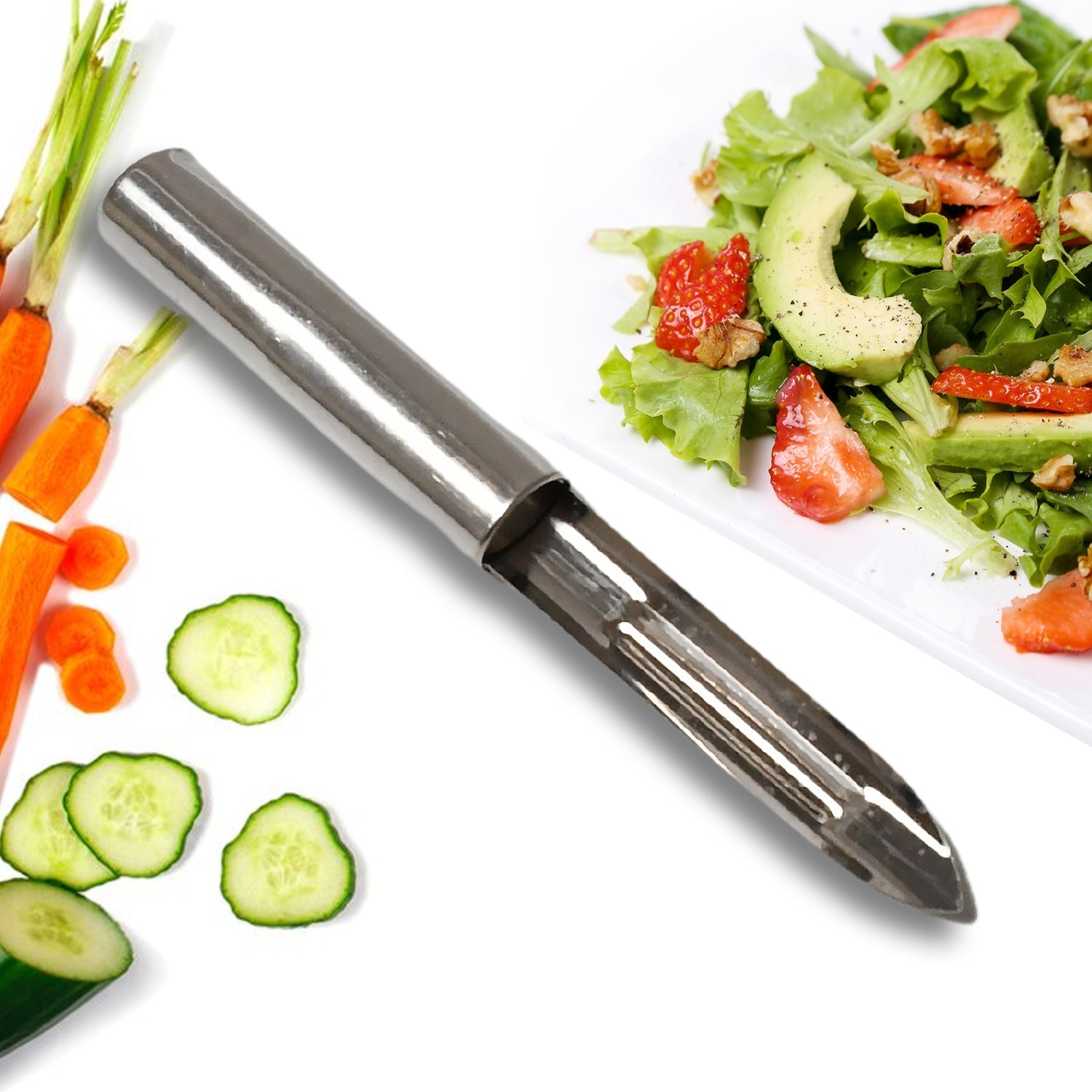 Multi-Purpose Stainless Steel Peeler With Handle For Vegetables, Potato Peeler, Carrot, grated, Suitable for Peeling and shredding Fruit and Vegetables Kitchen Accessories, Piller (12 Pcs Set)  your brand