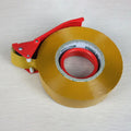 Metal tape cutter dispenser, for packaging tape use.