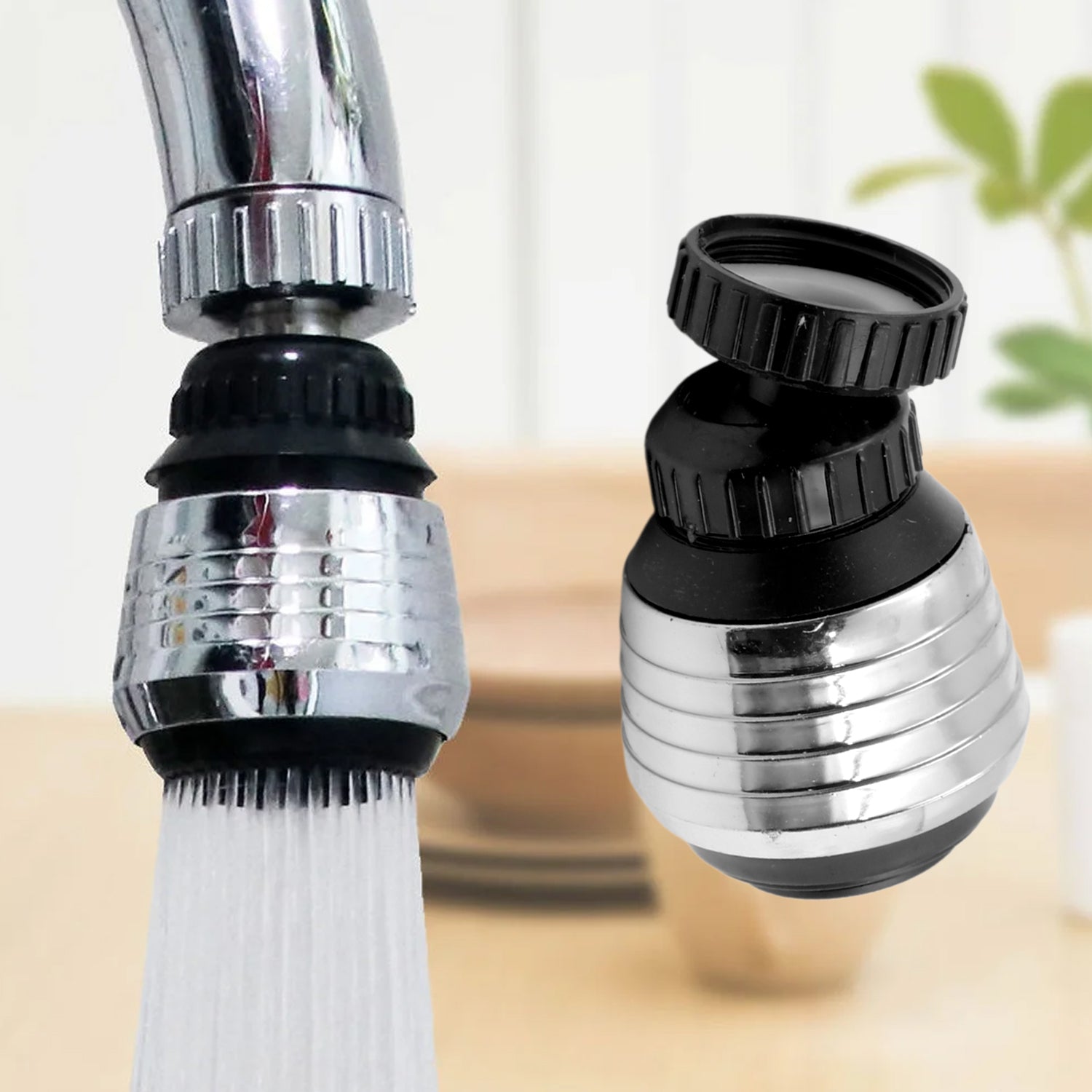 Faucet Bubbler, Faucet Aerator, Water Filter 360° Sink Use for Kitchen, Bathroom, Home Use, High Pressure Power Spray, Plating, for Kitchen Bathroom (1 Pc) - Shopmania Wholesale