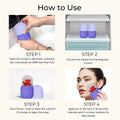 BEAUTY ICE ROLLER FOR FACE MASSAGER & EYE REUSABLE FACE ROLLERS FACIAL ROLLER ( Purple Color) your brand