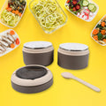 Ganesh Smart Stack 2 Layer Portable Lunch Box Stainless Steel Airtight Leak-Proof Lunch Box for Office, School, Picnic: Color May Vary (2 Layer) - Shopmania Wholesale