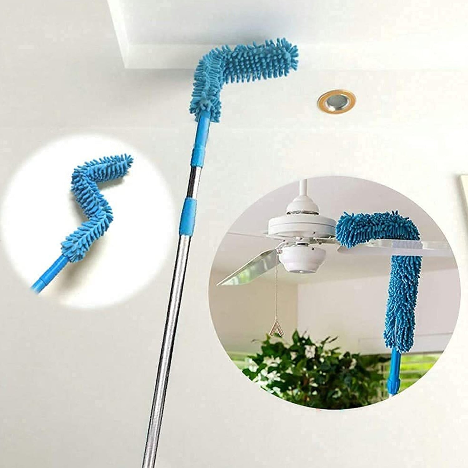 Long Handle Dust Cleaning Brush, Adjustable Microfiber dust Brush, Foldable Home appliances Ceiling Cleaner, Latest Home Improvement Products - Shopmania Wholesale